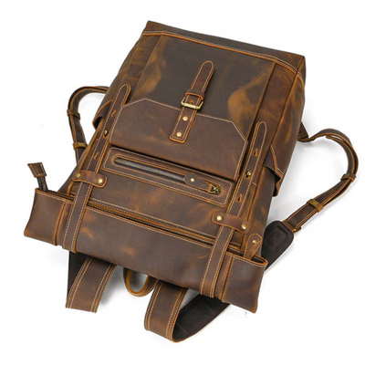 Men's Leather Laptop Backpack | Kaiser