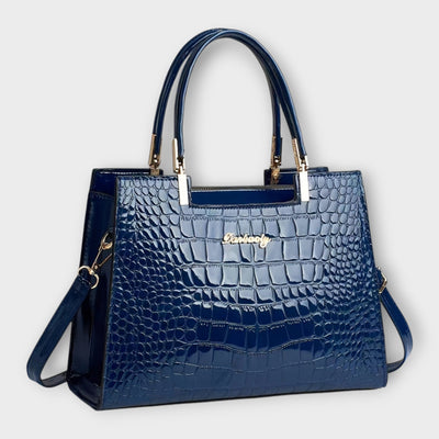 Madison - Smooth Croc Tote