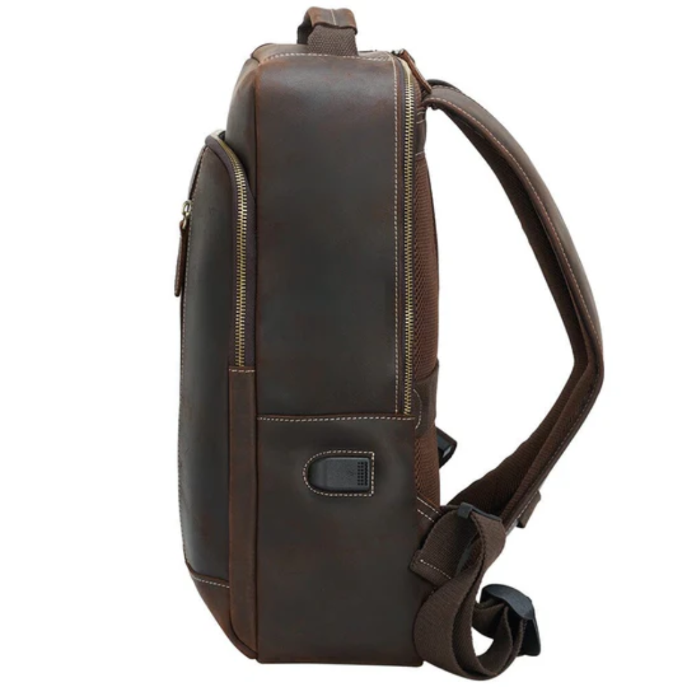Crazy Horse Leather Backpack | Klausberg