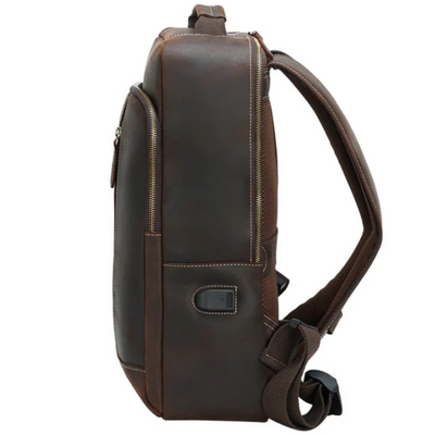 Crazy Horse Leather Backpack | Klausberg