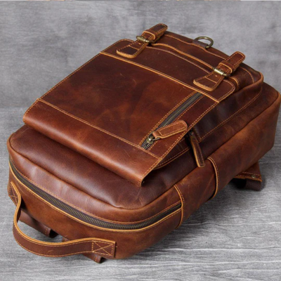 Leather Travel Backpack | Alaric