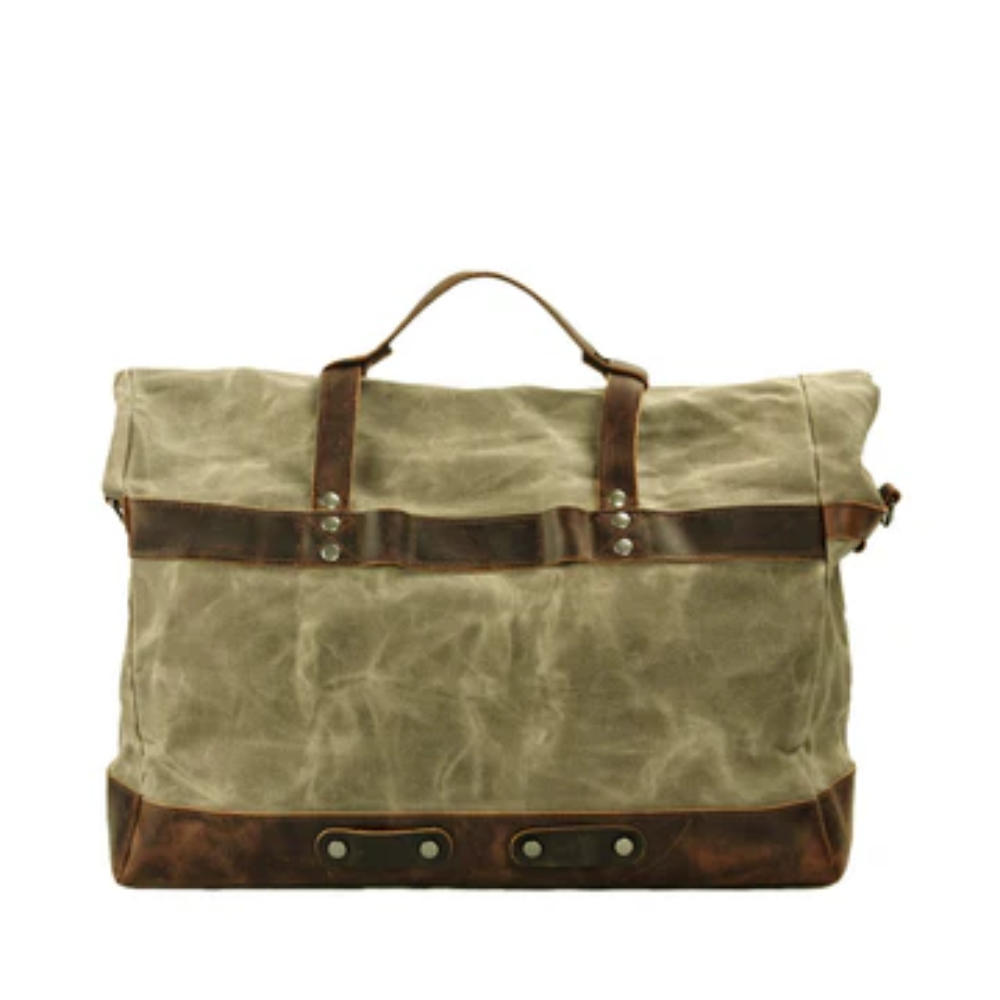 waxed linen travel bag | Marco