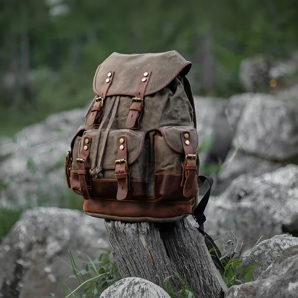 Arvid - Canvas Hiking Backpack 