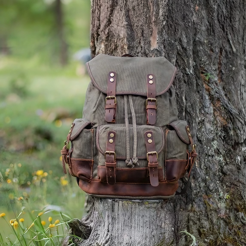 Arvid - Canvas Hiking Backpack 
