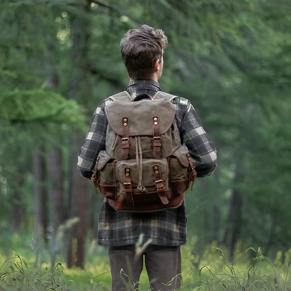 Arvid - Canvas Hiking Backpack 