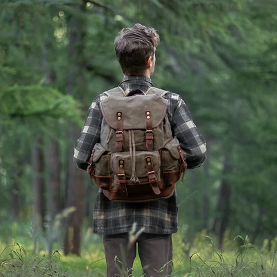 Arvid - Canvas Hiking Backpack 