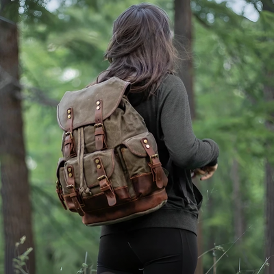 Arvid - Canvas Hiking Backpack 