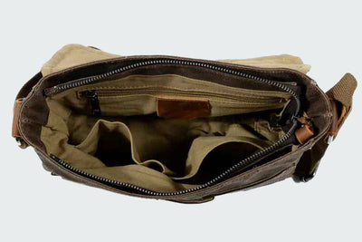 Canvas messenger bag | Eberfeld