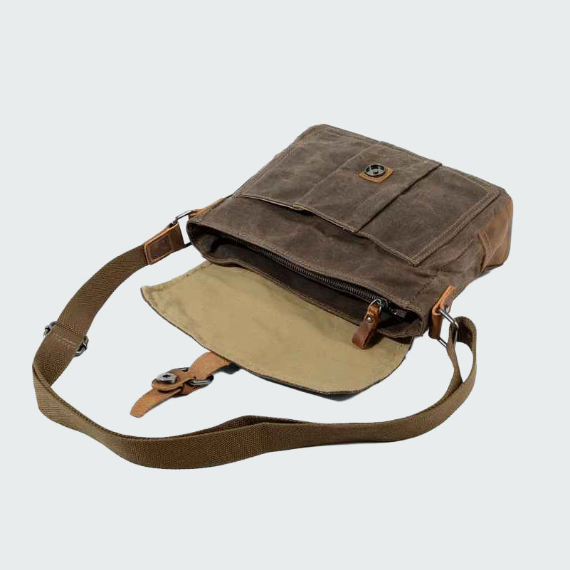 Canvas messenger bag | Eberfeld
