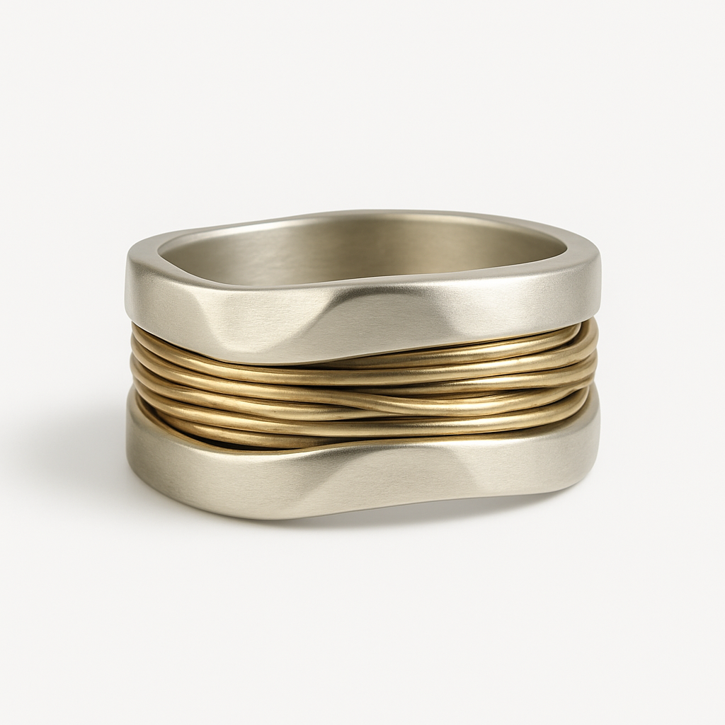 "Gold thread silver ring" is the translation of "Gold thread silver ring".