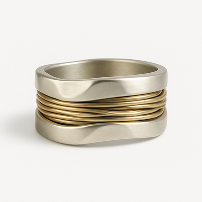 "Gold thread silver ring" is the translation of "Gold thread silver ring".