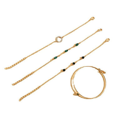 Ether Leaf Bracelet Set