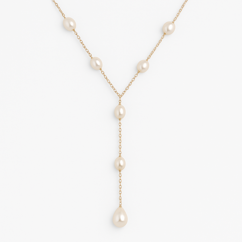 Vintage Pearl Pendant Necklace