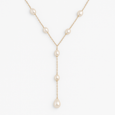 Vintage Pearl Pendant Necklace