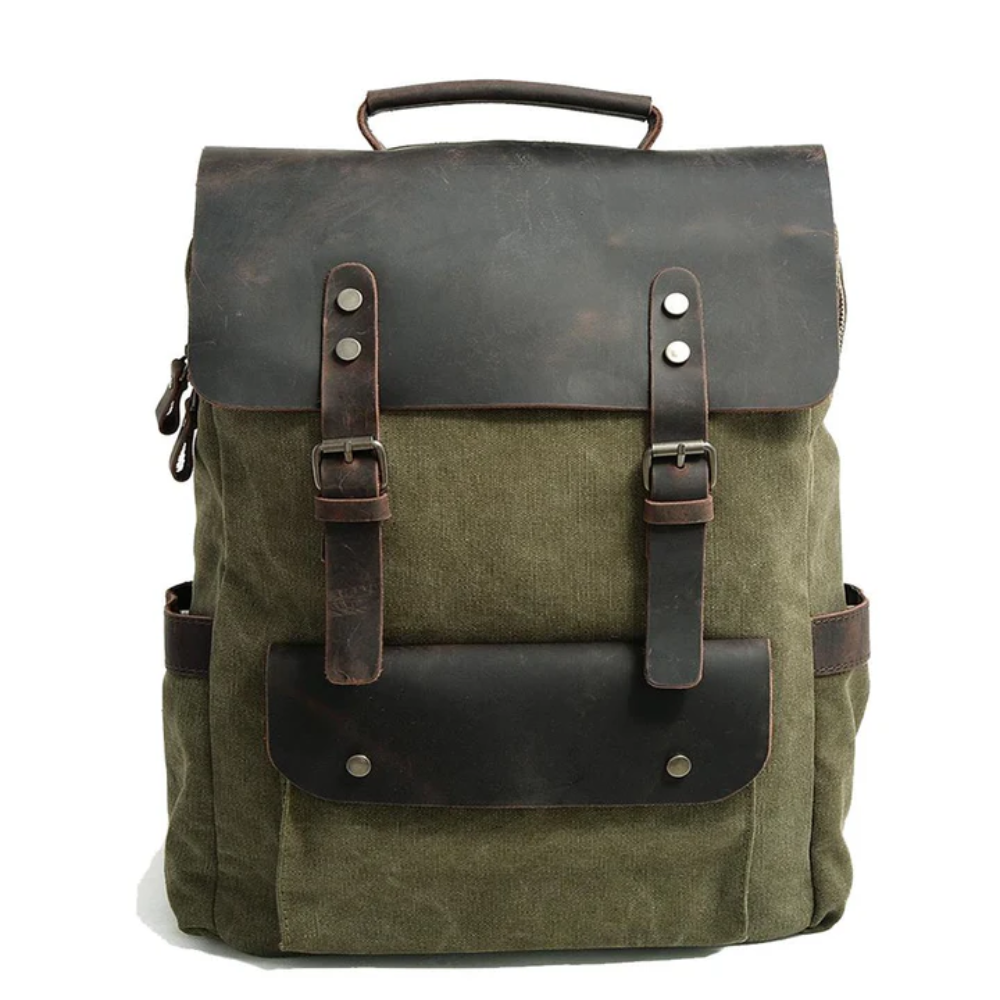 Elvar – Waxed Canvas Flap Backpack