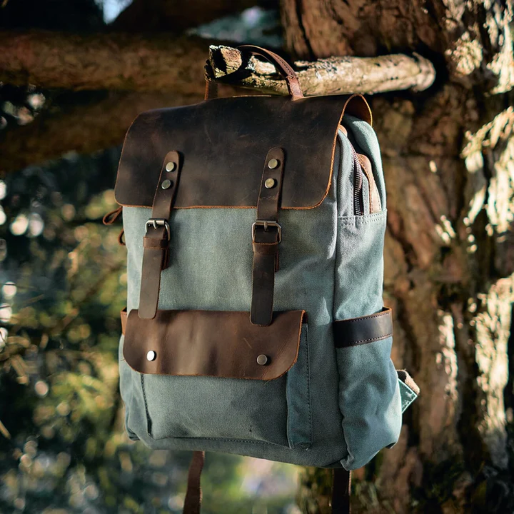Elvar – Waxed Canvas Flap Backpack