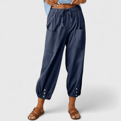 Qiao Li | Exquisite Wide-Leg Pants