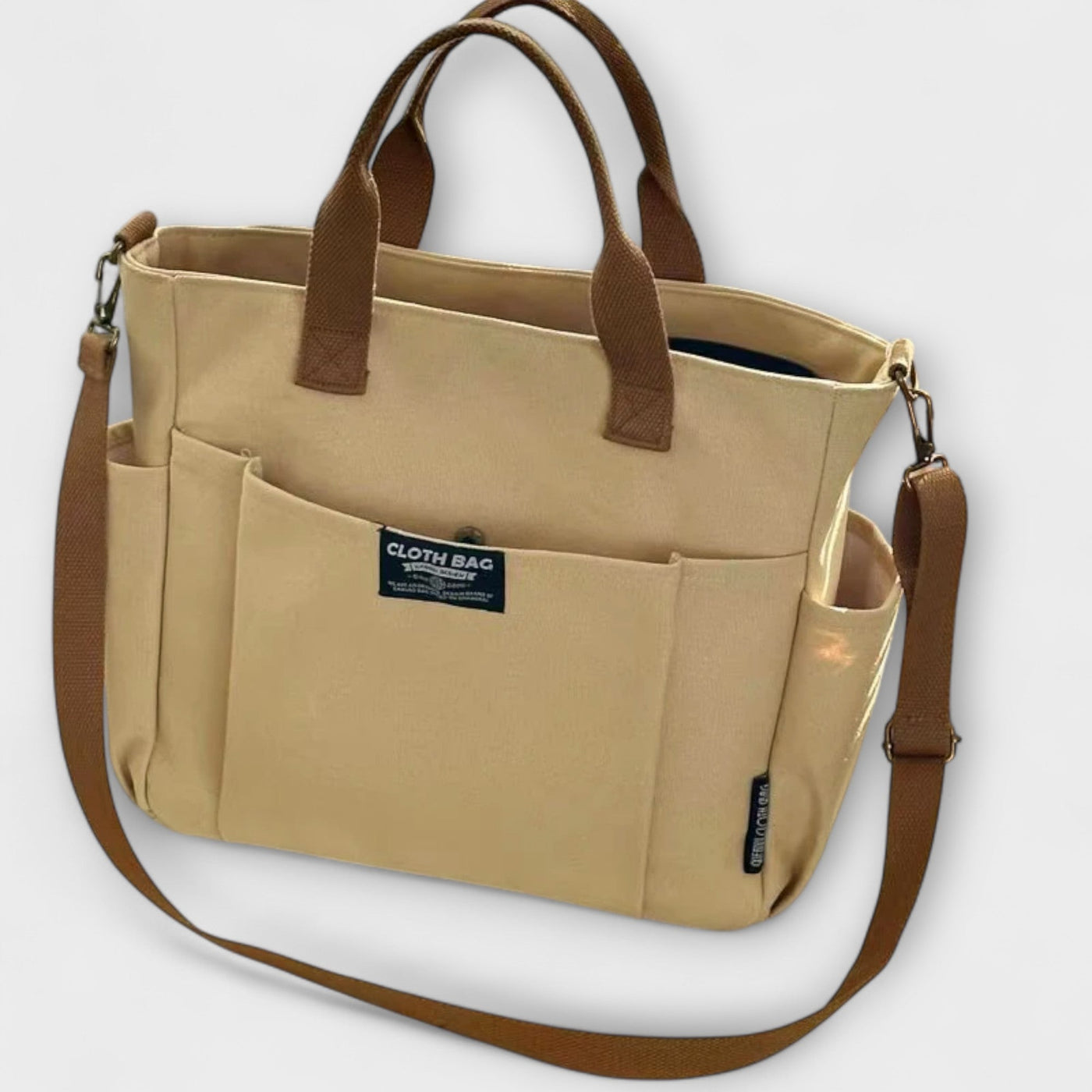 Amara - Simple Canvas Tote Bag