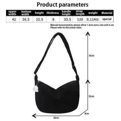 Cordura shoulder bag for women