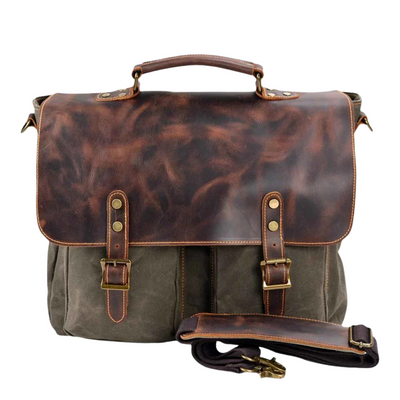 Vintage canvas messenger bag | Rheinhart