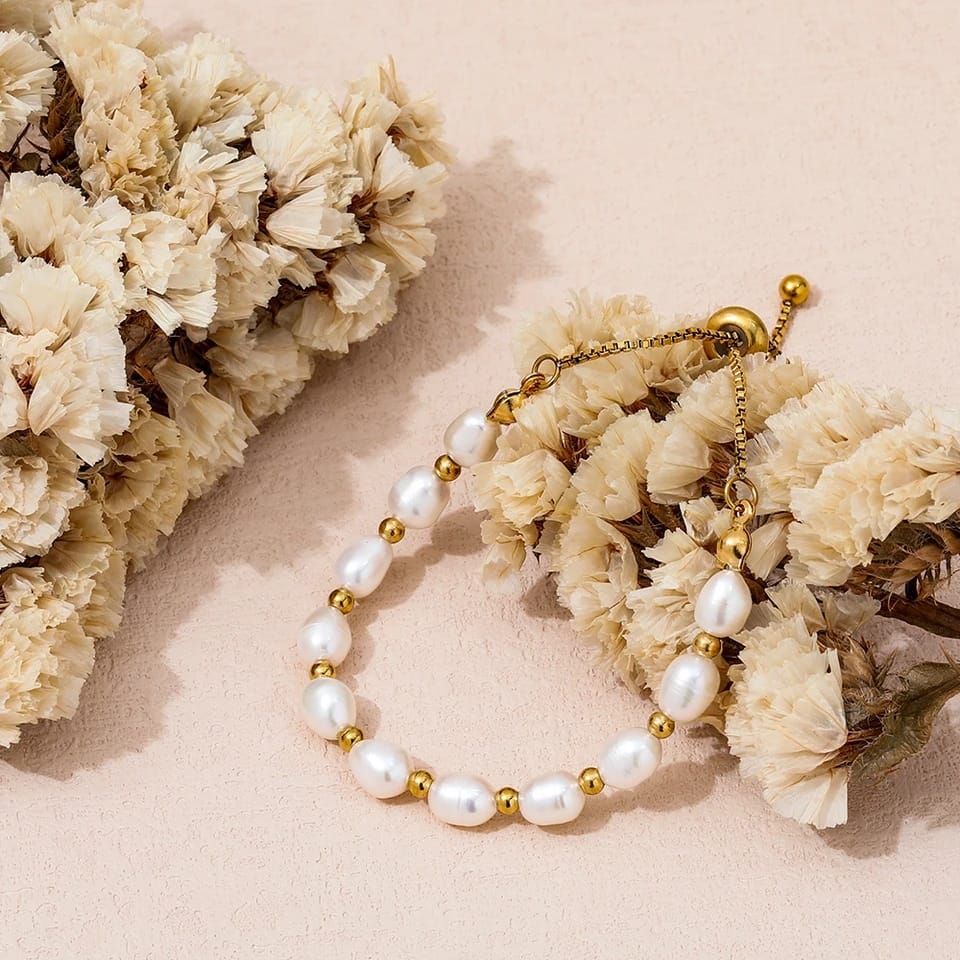 Vintage Natural Pearl Bracelet