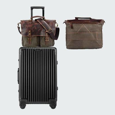 Vintage canvas messenger bag | Rheinhart