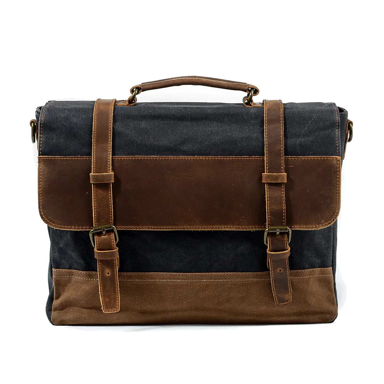 WINNIPEG - Waxed Canvas Messenger Bag