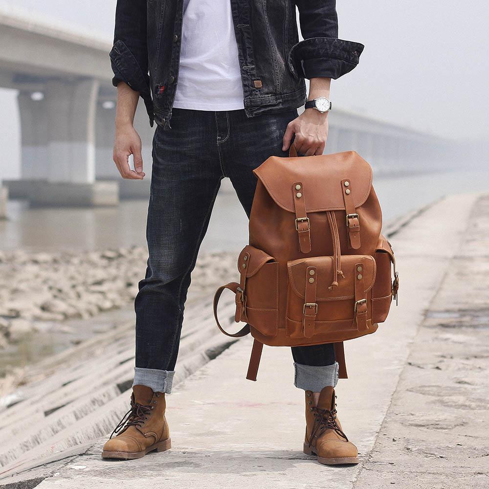 Leather Travel Backpack – Klaus