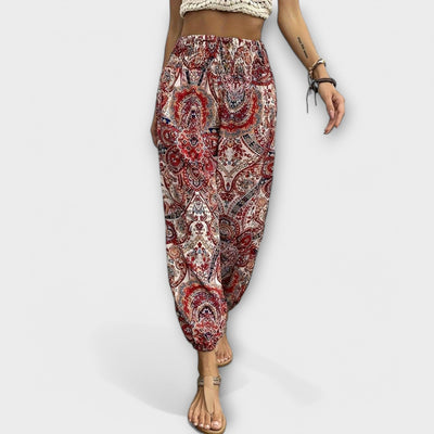 Scarlett - Pants with ethnic patterns
