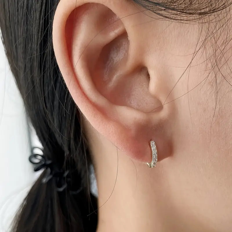 Coastal gold drop earrings