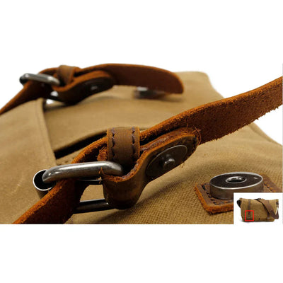 帆布筆記型電腦郵差包 | 芝加哥