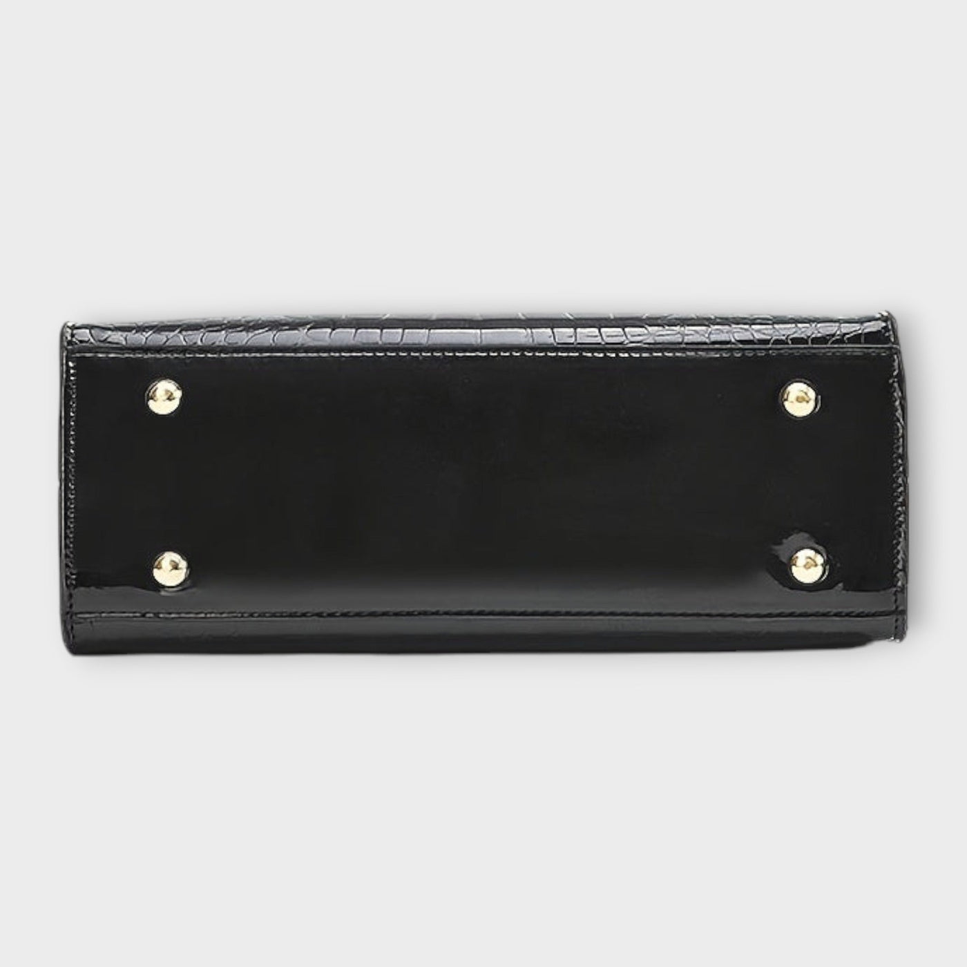 Madison - Glossy Crocodile Tote