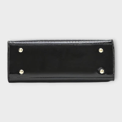 Madison - Smooth Croc Tote