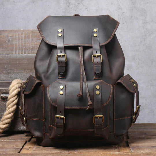 Leather Travel Backpack – Klaus