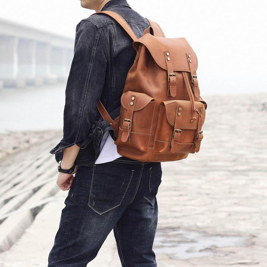 Leather Travel Backpack – Klaus