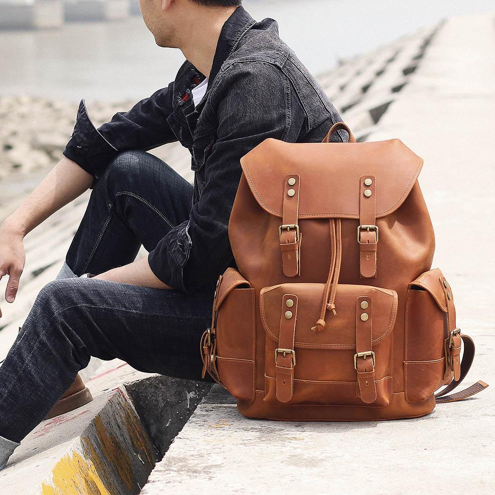 Leather Travel Backpack – Klaus