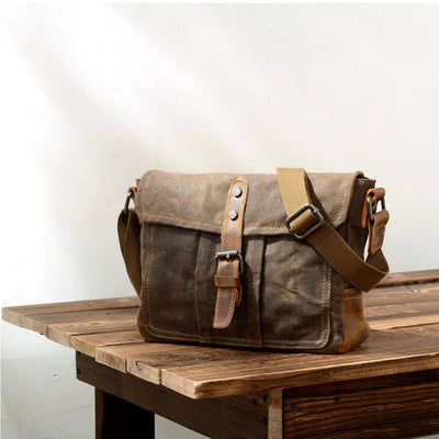 Canvas messenger bag | Eberfeld