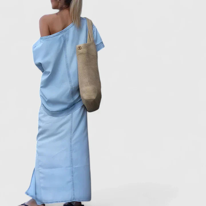 Averlynn | Elegant Maxi Dress Set