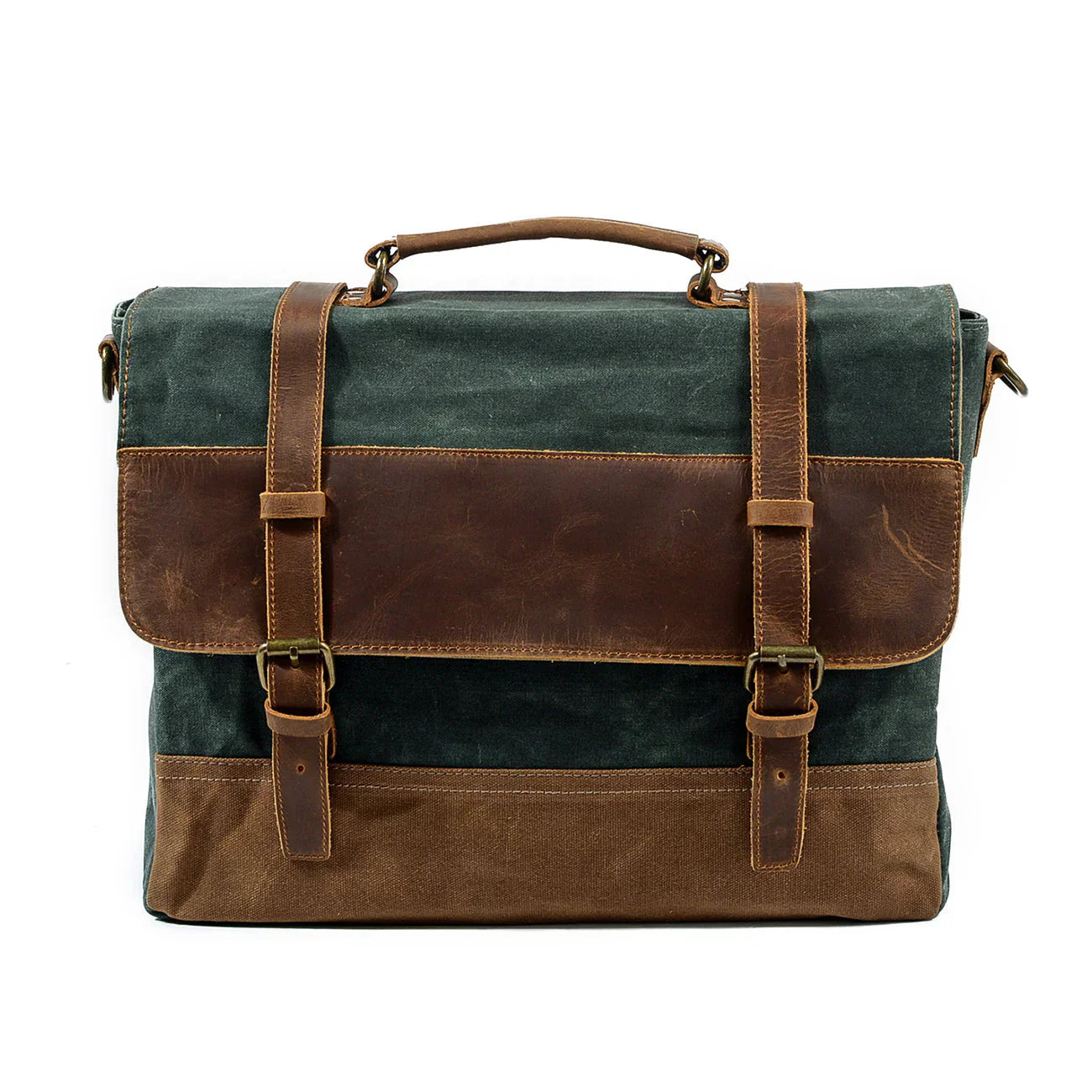 waxed fabric messenger bag | Winnipeg